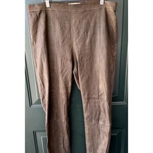 Banana Republic Heritage Collection Genuine Lamb Leather Leggings, Size 16